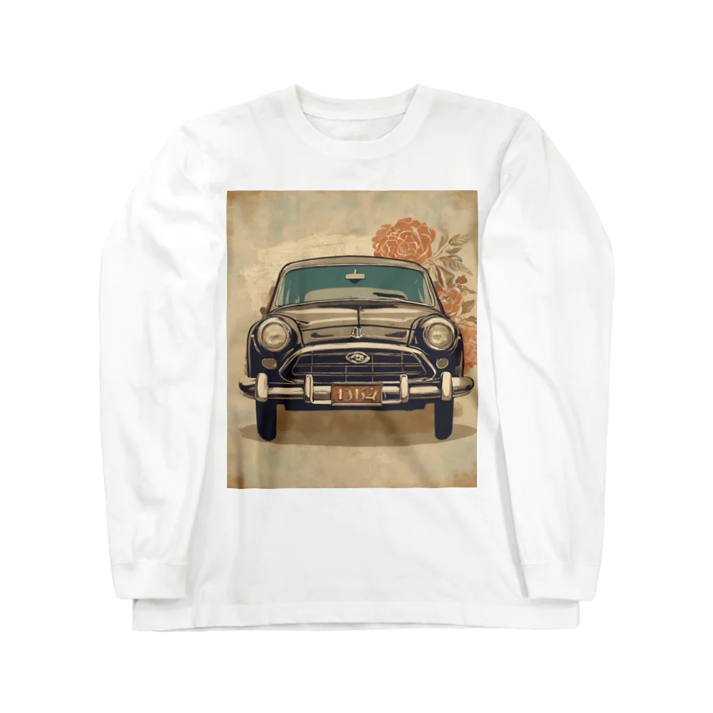 Unique ExistenceのVintage car2 ロングスリーブTシャツ