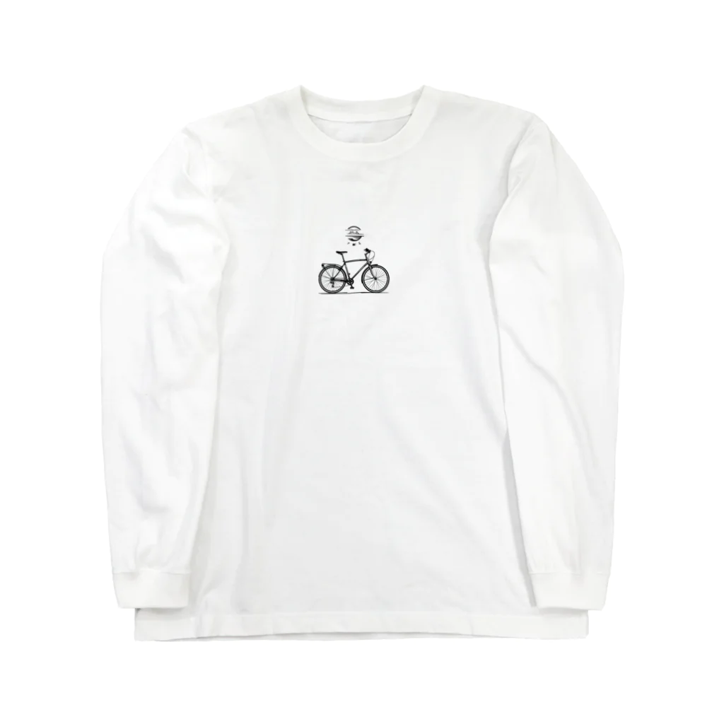 二宮大輔の自転車ロゴ Long Sleeve T-Shirt