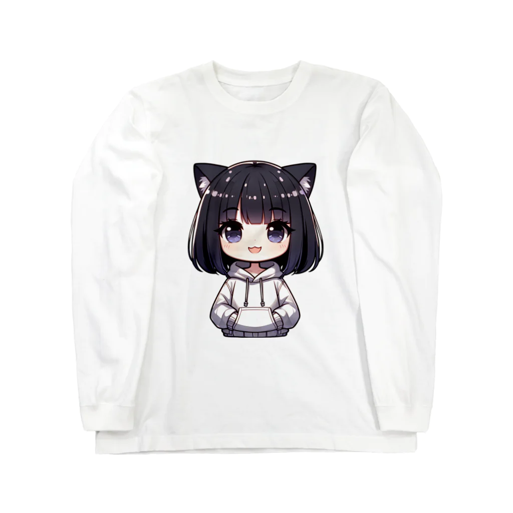 Lattelinaの冷静なミュウ Long Sleeve T-Shirt