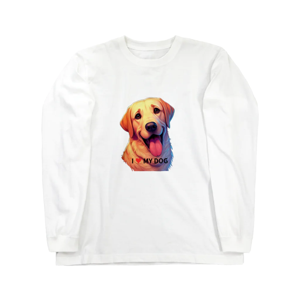 kok&foreverのI ♥ MY DOG Long Sleeve T-Shirt