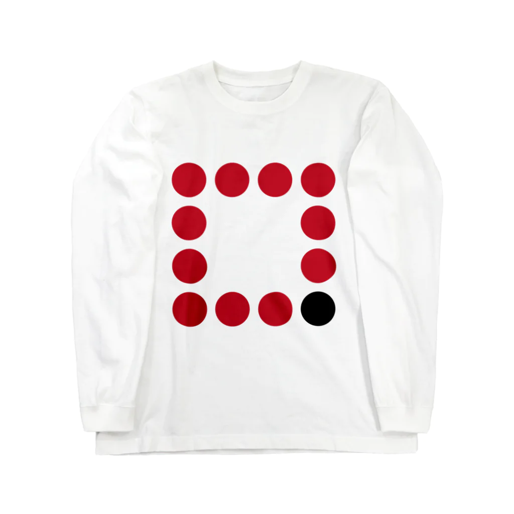 〇△□のお店のシンプルドットデザインシリーズ10 Long Sleeve T-Shirt