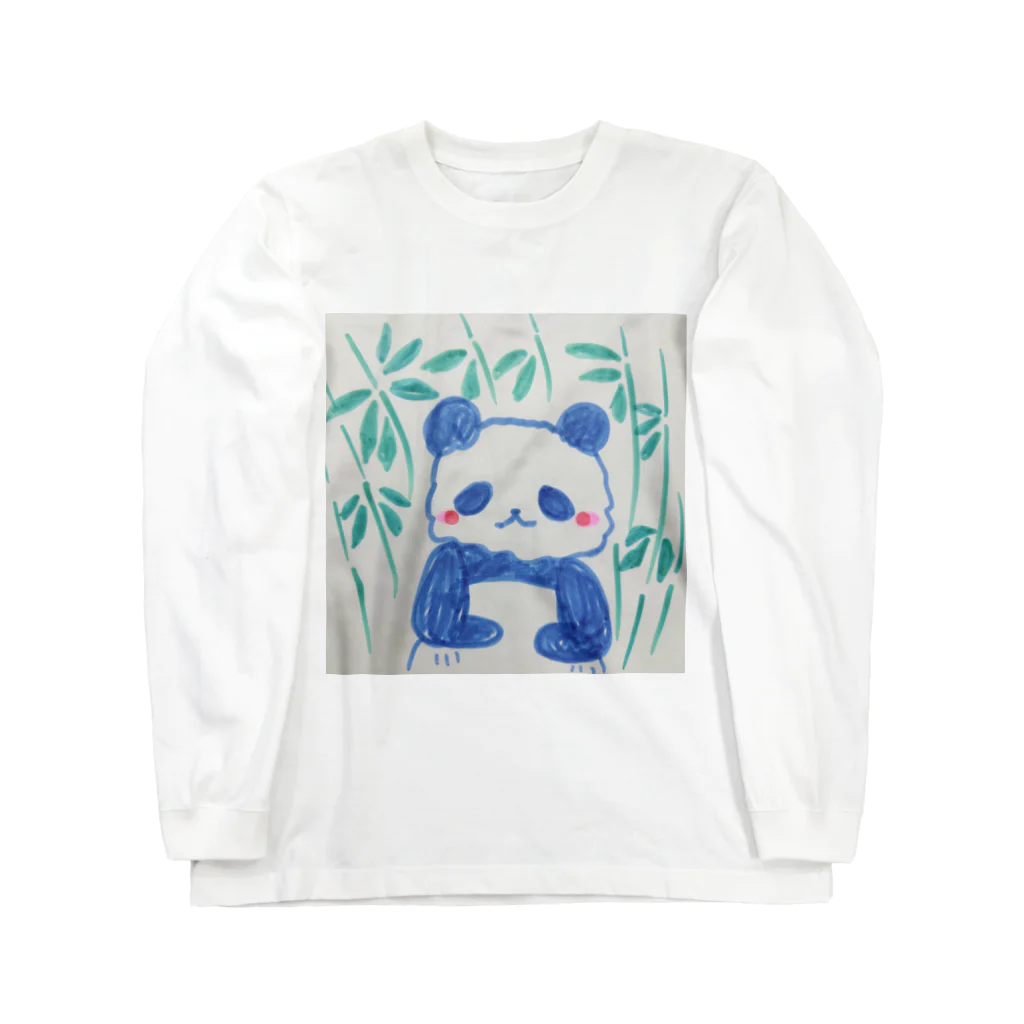 モチクマのモフモフパンダ君 Long Sleeve T-Shirt