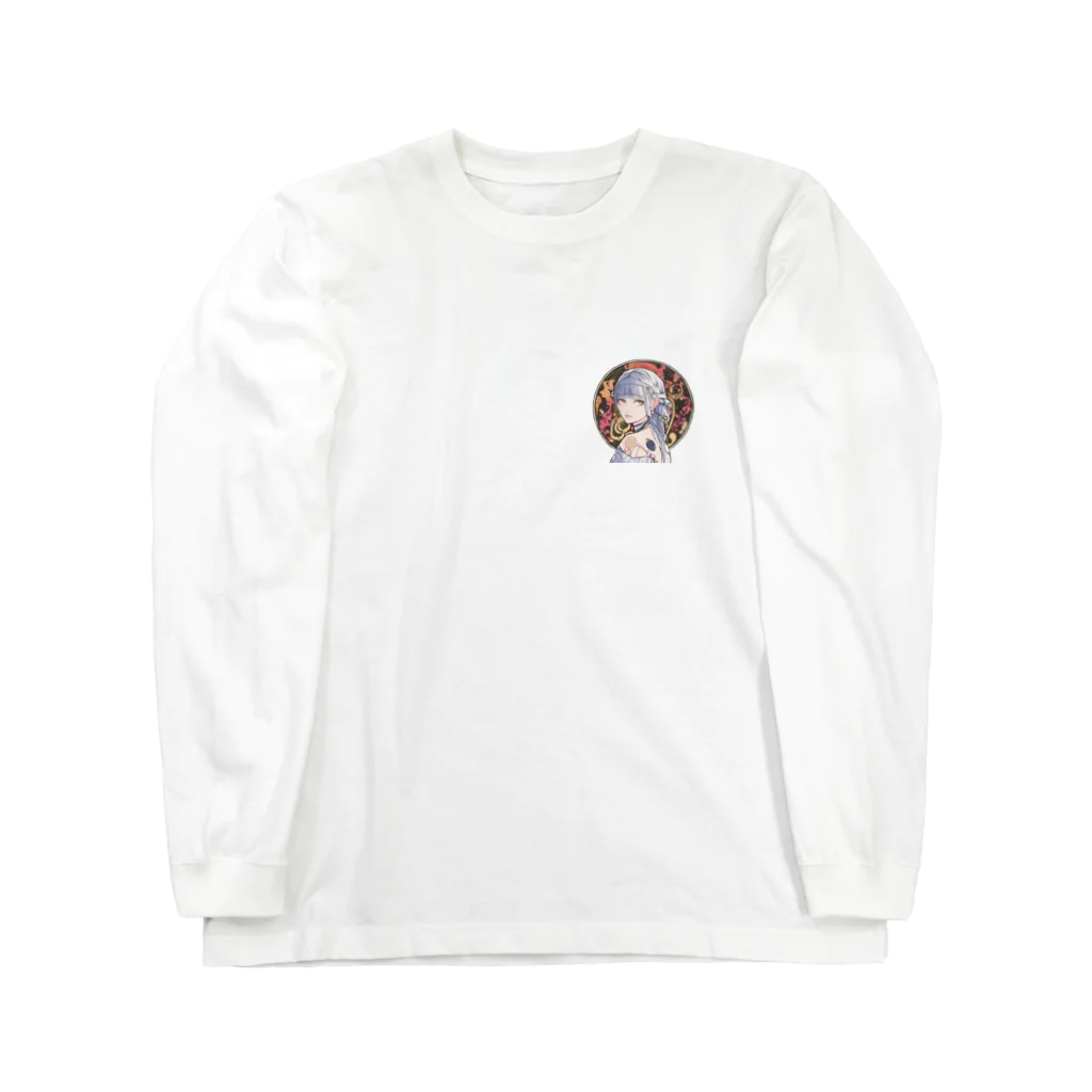 hade_raのさよならをする女性 Long Sleeve T-Shirt