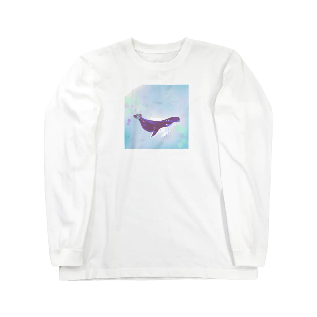 shiguchiitoのくじら Long Sleeve T-Shirt