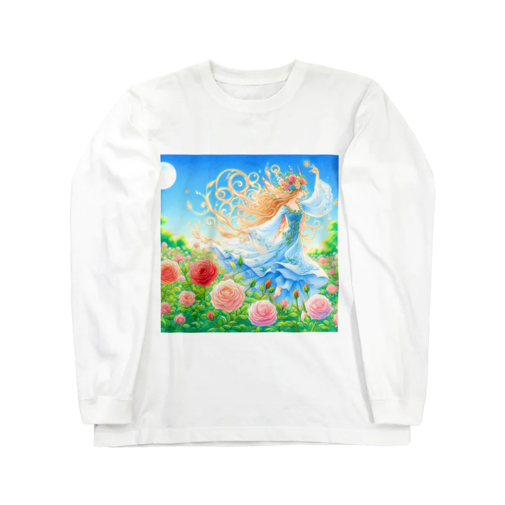 huwari-hanaakariのバラ Long Sleeve T-Shirt