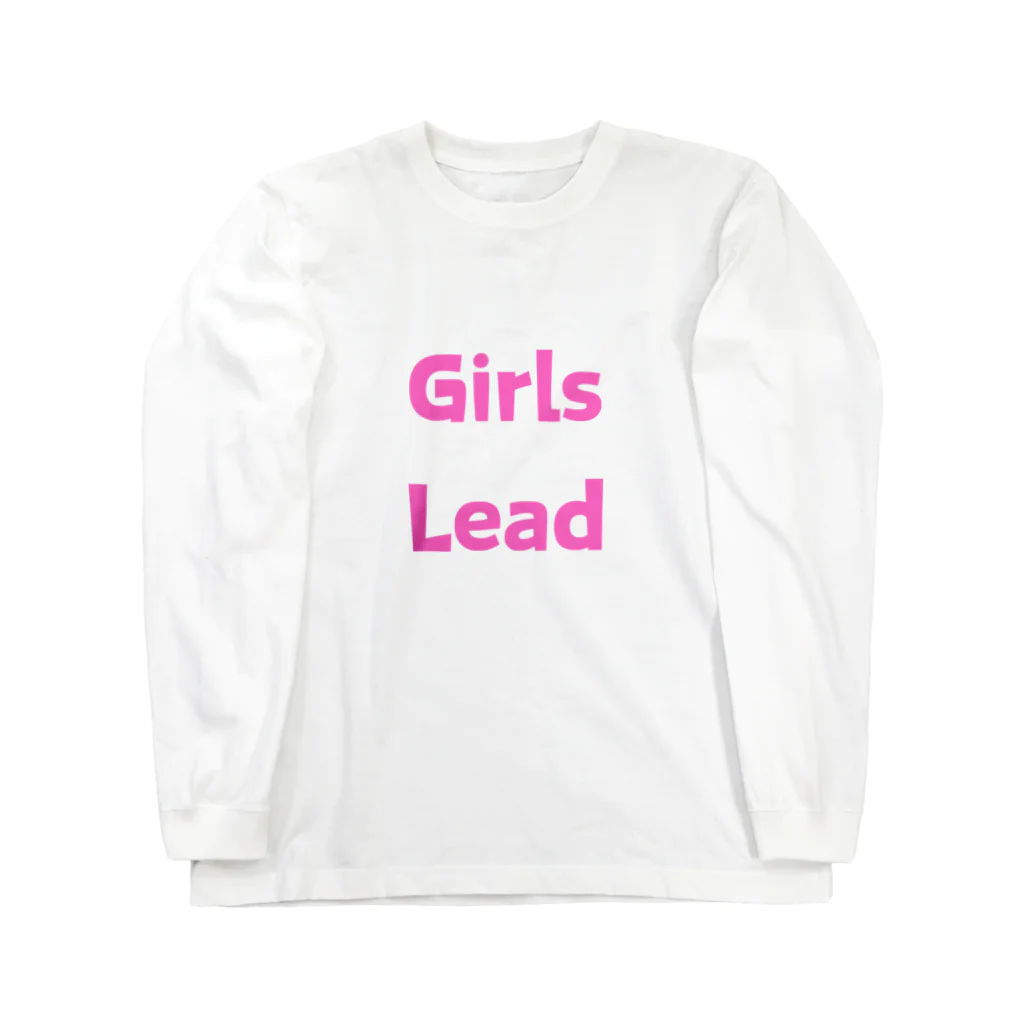 あい・まい・みぃのGirls Lead-女性のリーダーシップを後押しする言葉 ロングスリーブTシャツ