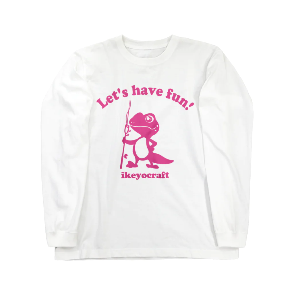 ikeyocraft のレオパピンク Long Sleeve T-Shirt