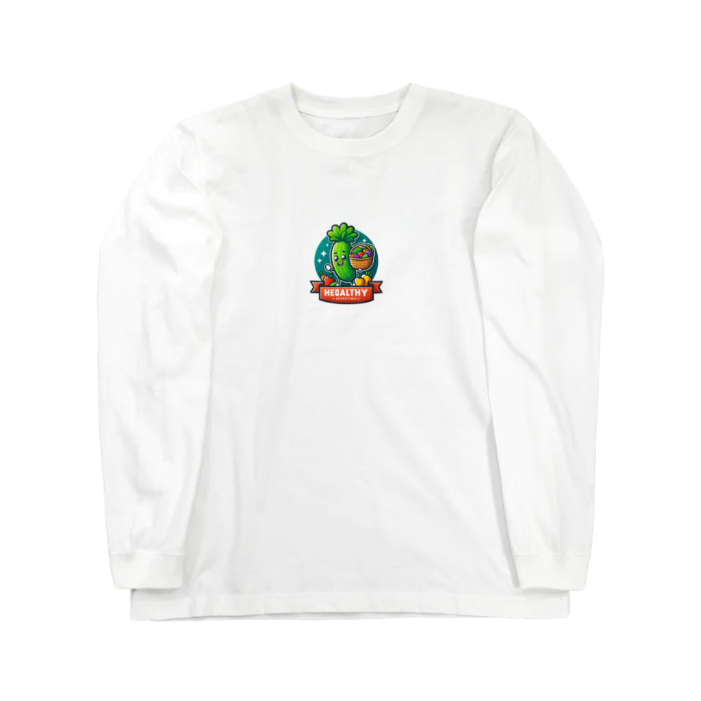 myojinのベジタリアン Long Sleeve T-Shirt