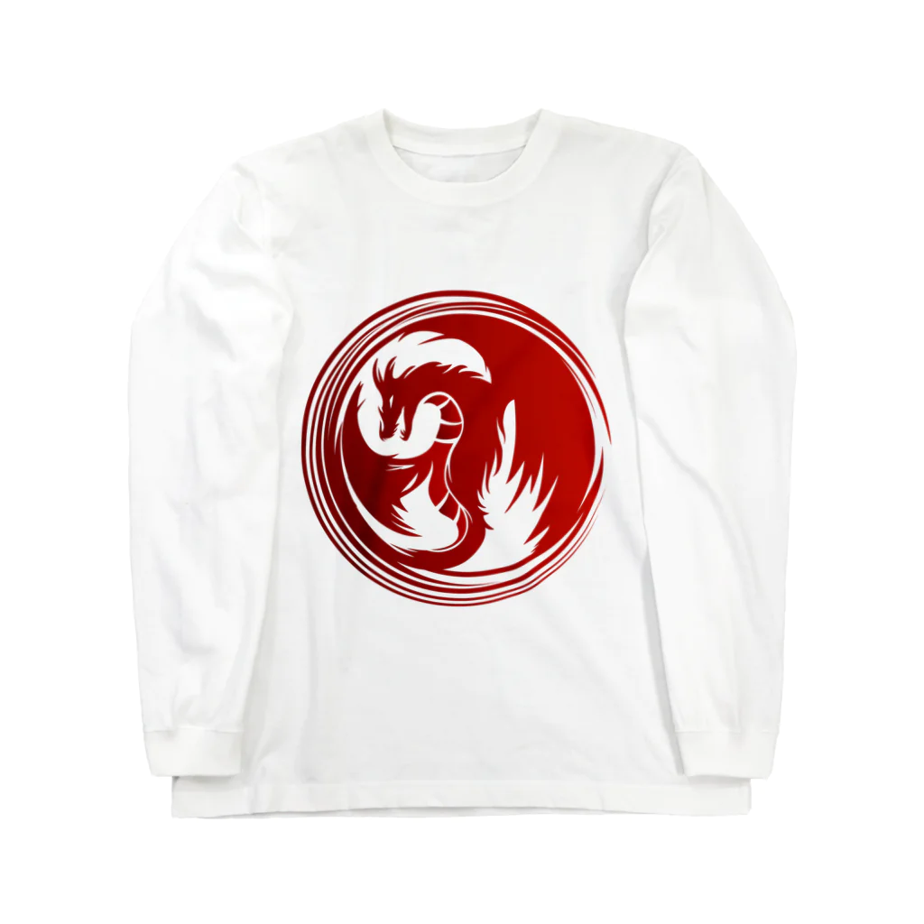 chicodeza by suzuriのレッドドラゴン Long Sleeve T-Shirt