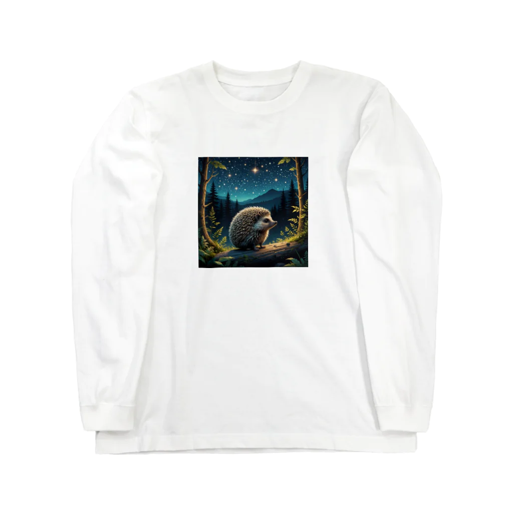 Enchanted Charm EmporiumのTwinkle Hedgehog ("ツィンクルハリネズミ") ロングスリーブTシャツ