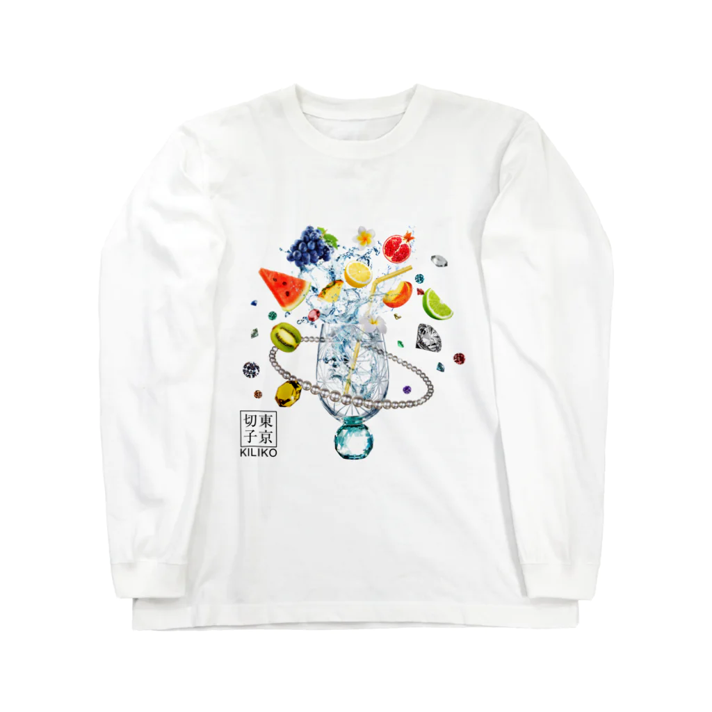 KILIKOStudiosの虹が出る東京切子　エメラルド Long Sleeve T-Shirt