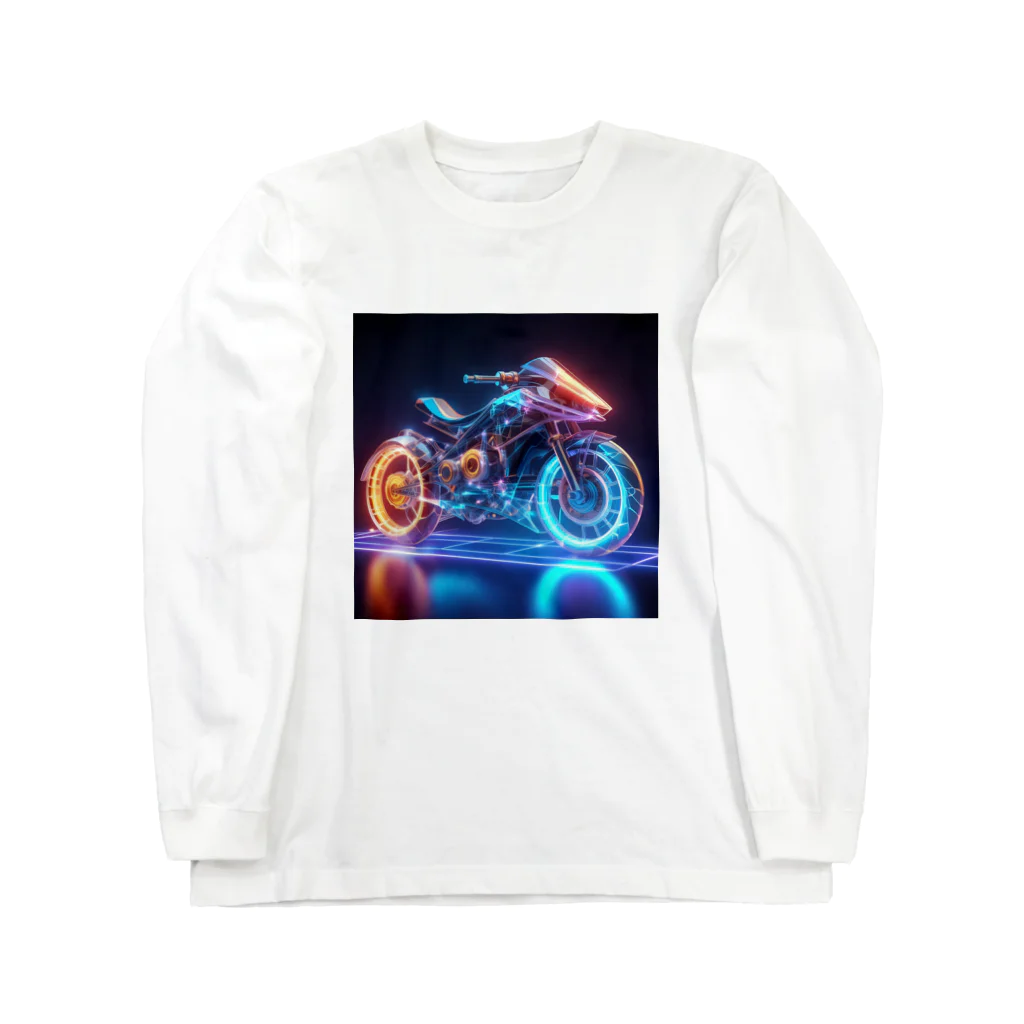 kenny777のバイクホログラム Long Sleeve T-Shirt