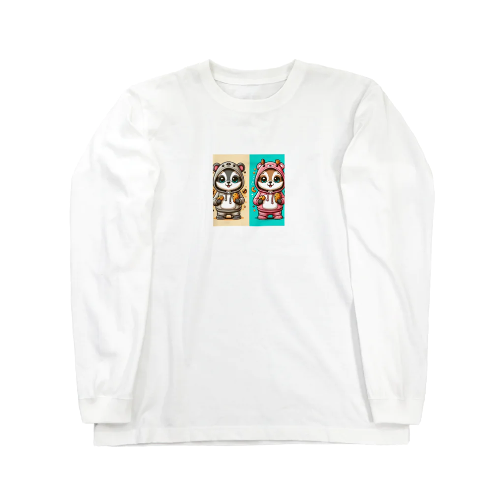 dai-k_1977のかわいい癒やし動物 Long Sleeve T-Shirt