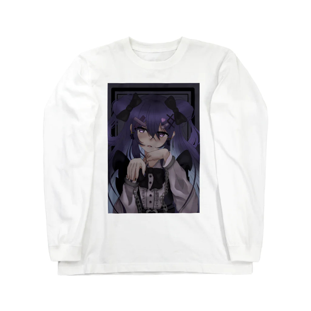 おもち。もちふわの地雷系少女 Long Sleeve T-Shirt