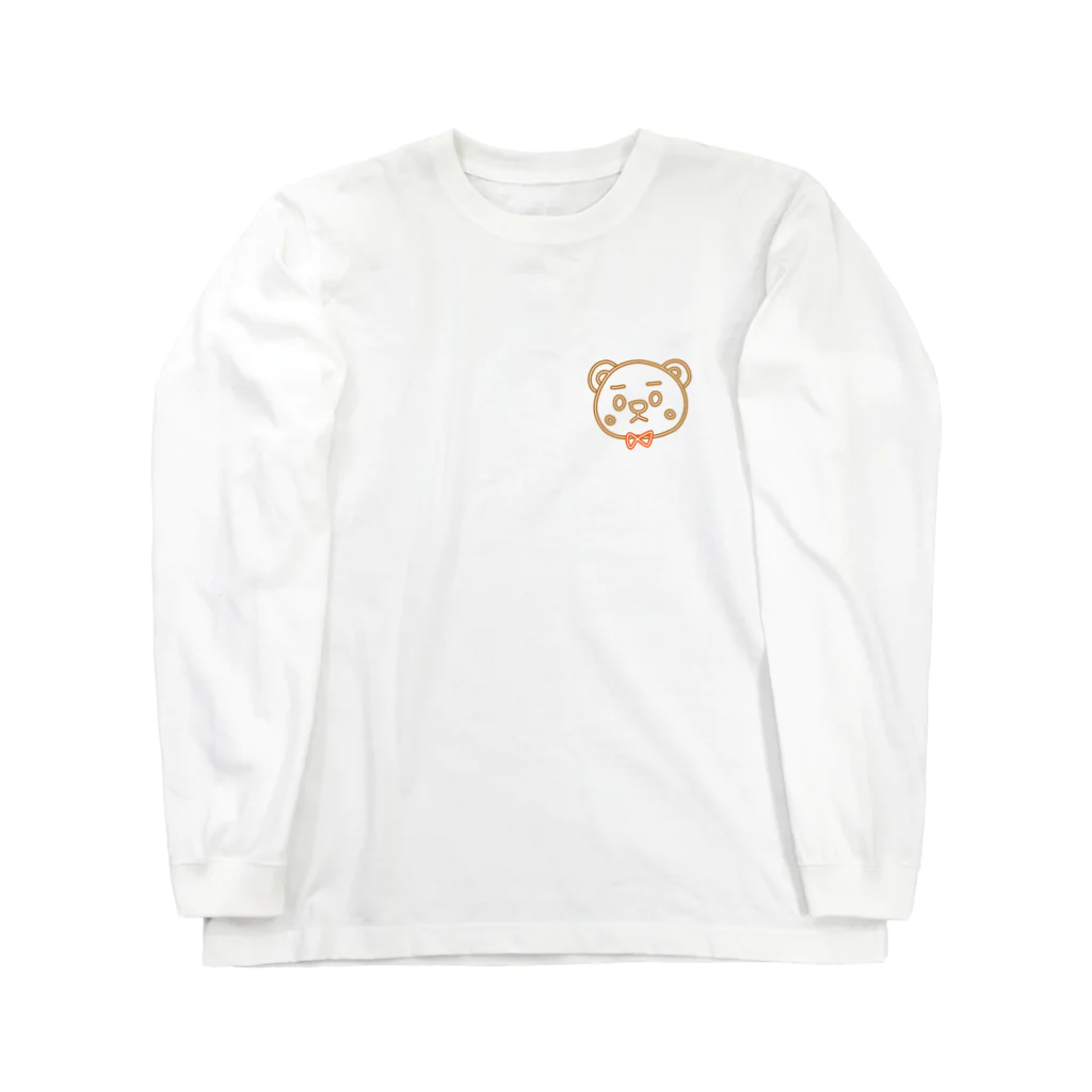 nyan(ΦωΦ)のくままくん ロングスリーブTシャツ