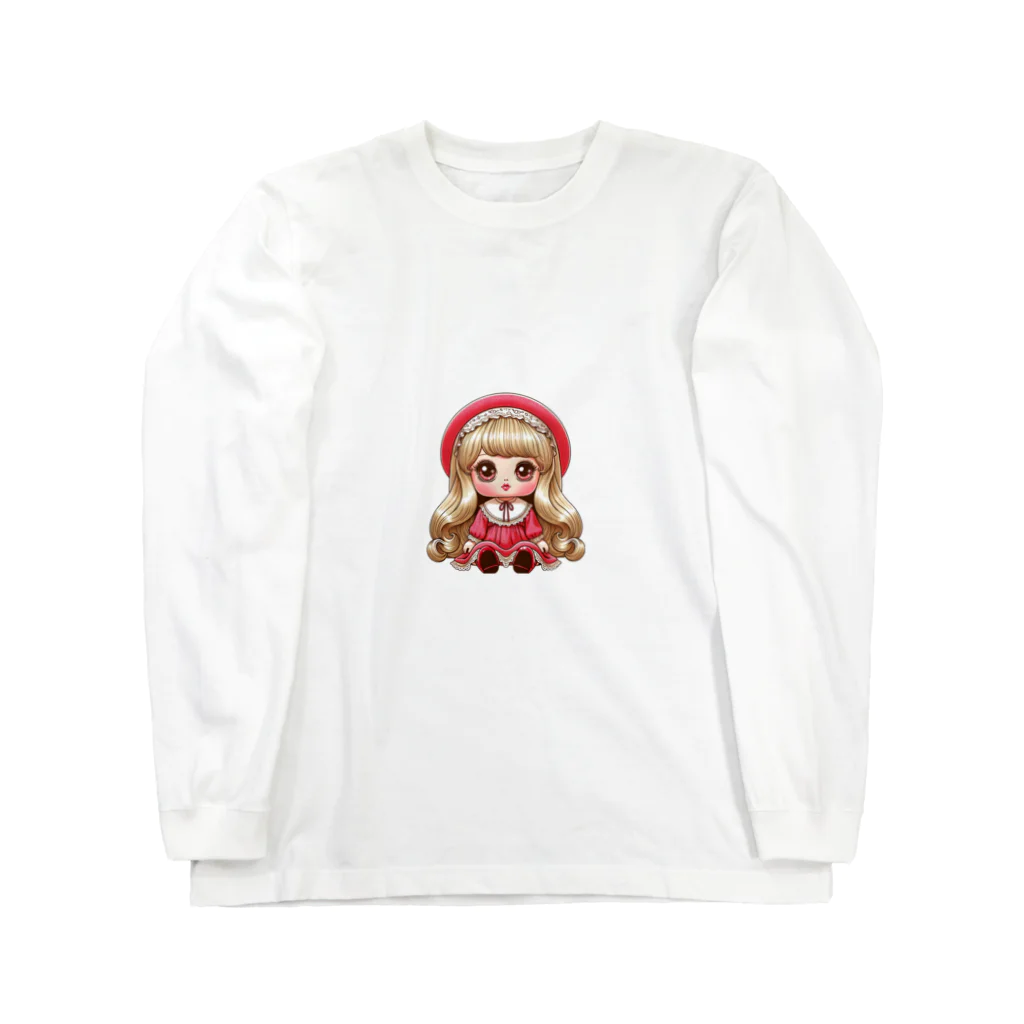 ミントキャンディのレトロなDOLL ロングスリーブTシャツ