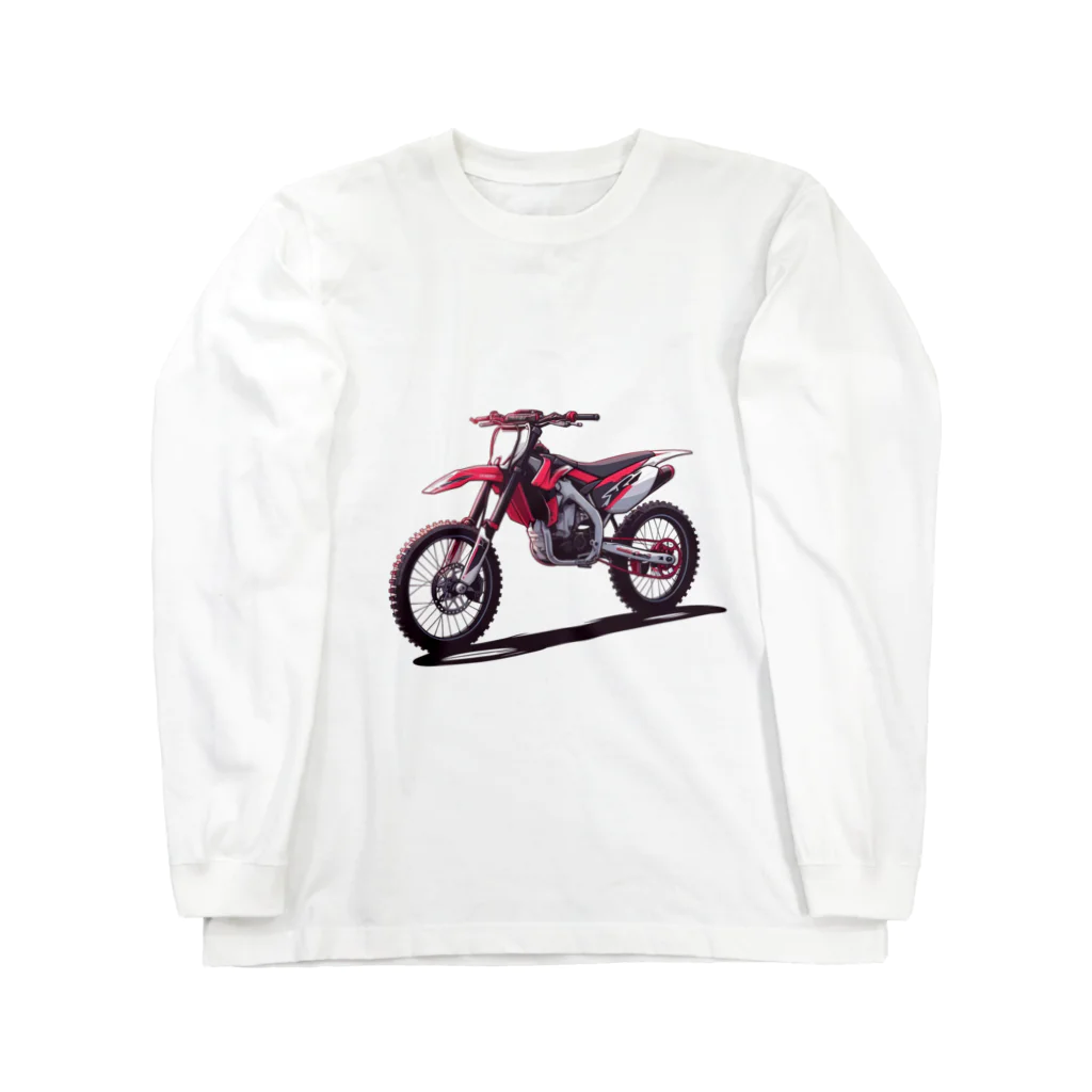 Bikers' Galleryのオフロードバイク デザイン モトクロス  Long Sleeve T-Shirt