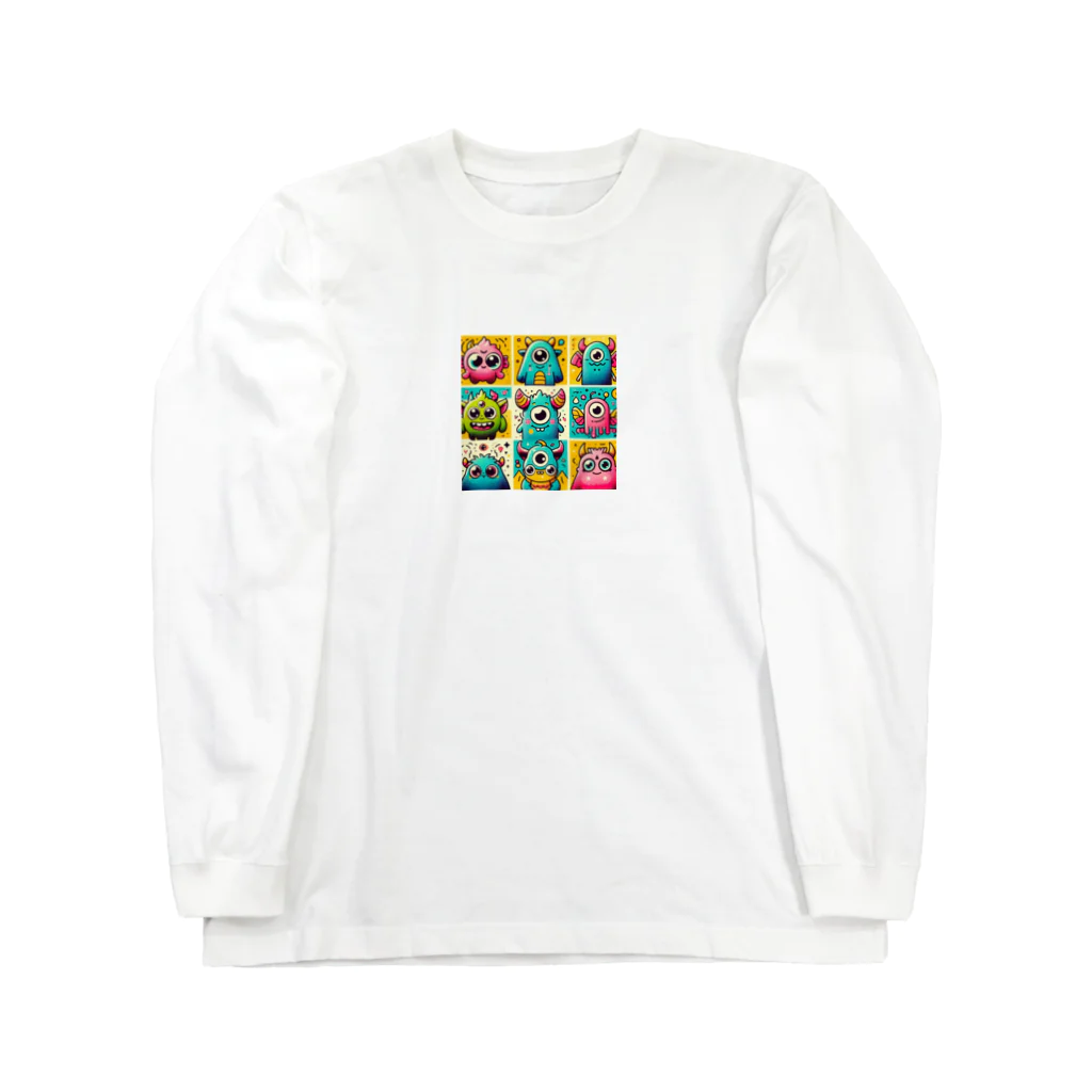 カラモンの巣のカラフルモンスター🌈【カラモン】 Long Sleeve T-Shirt