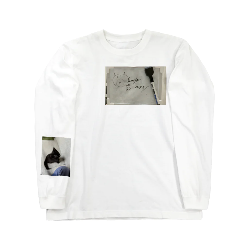 豚丸家族の豚丸家族のグッズ Long Sleeve T-Shirt