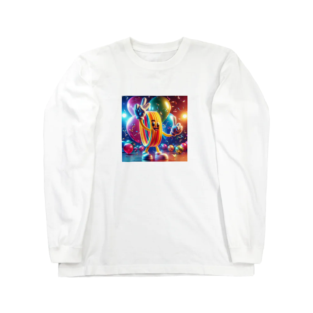 らばーばんどすとあの人型輪ゴム【イラスト風】 Long Sleeve T-Shirt