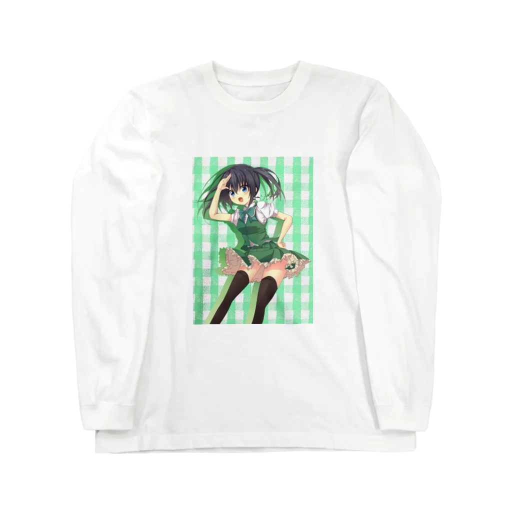 のだまクリエイターズらぼの緑ちゃん Long Sleeve T-Shirt