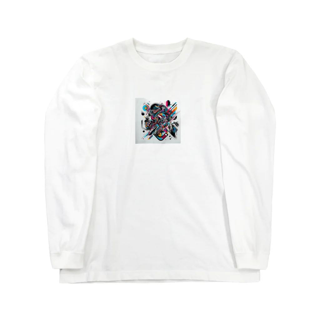 のだまクリエイターズらぼの近未来アート Long Sleeve T-Shirt