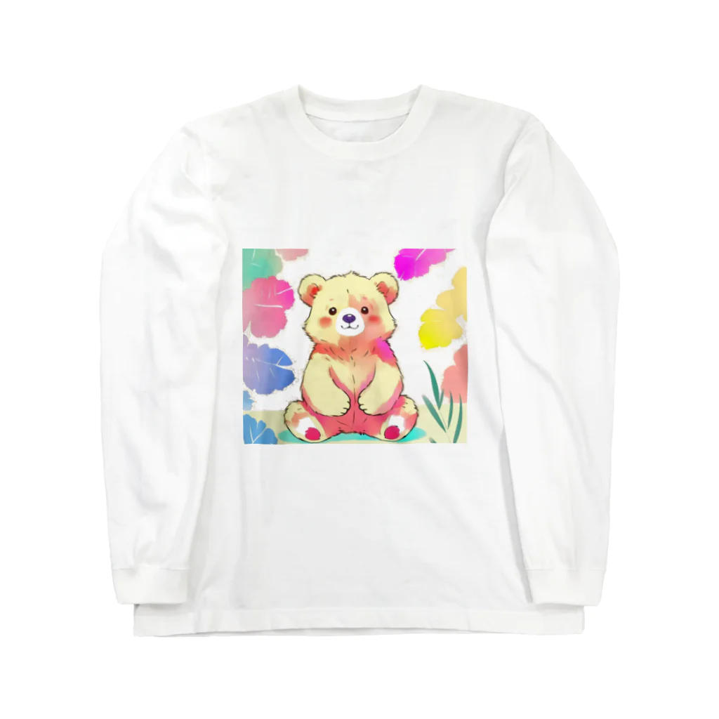 いちごソーダのくまのマフィン Long Sleeve T-Shirt