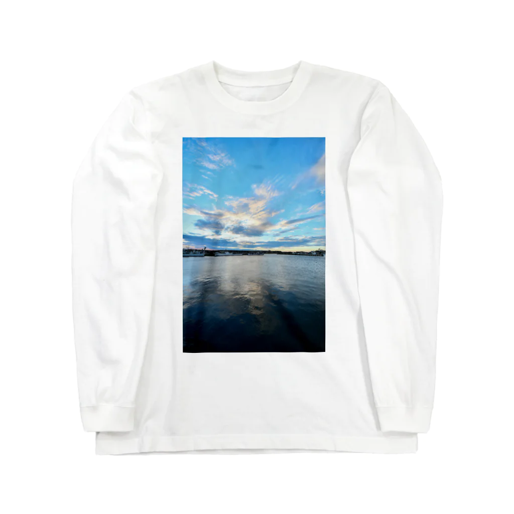 漁火の碧 Long Sleeve T-Shirt