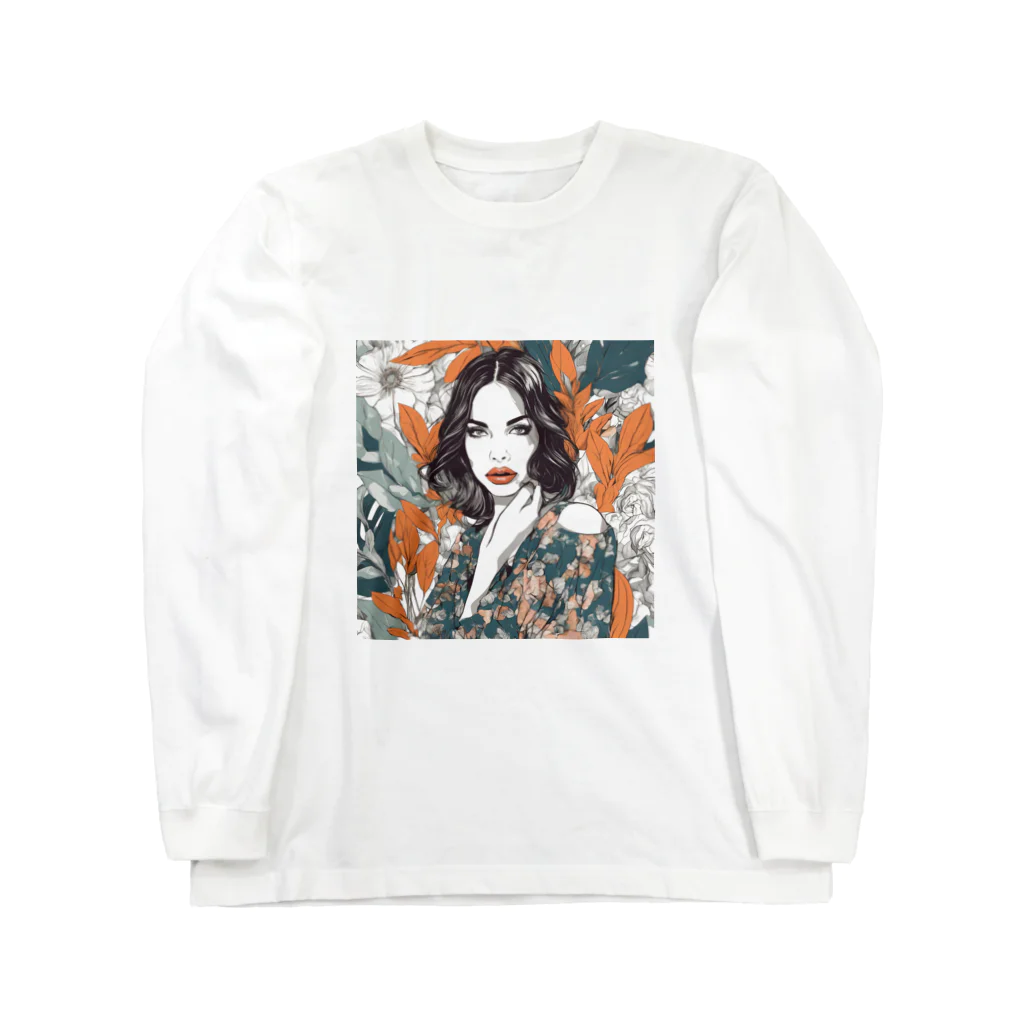 kanasarinoの大人かわいい女性パート２ Long Sleeve T-Shirt