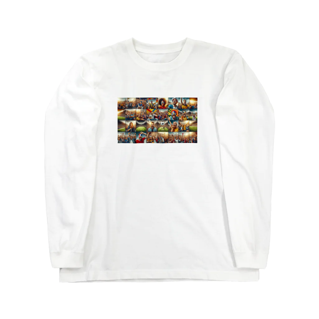 TKG3150のサッカーファン Long Sleeve T-Shirt