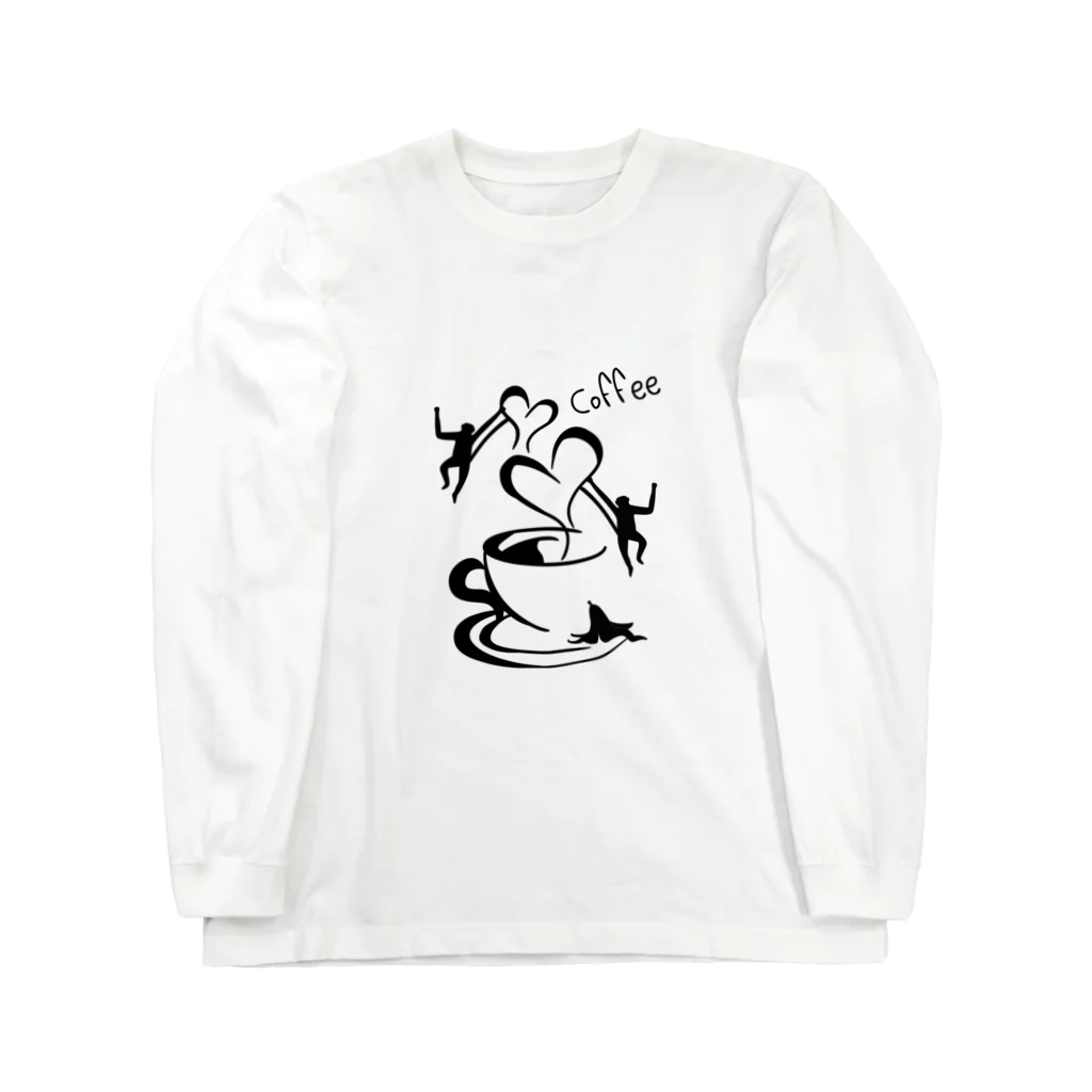 Minimal MuseのBanana Coffee Long Sleeve T-Shirt