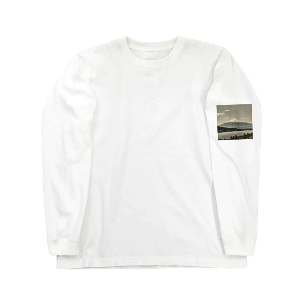 Kaz_Alter777の古風な富士山 Long Sleeve T-Shirt