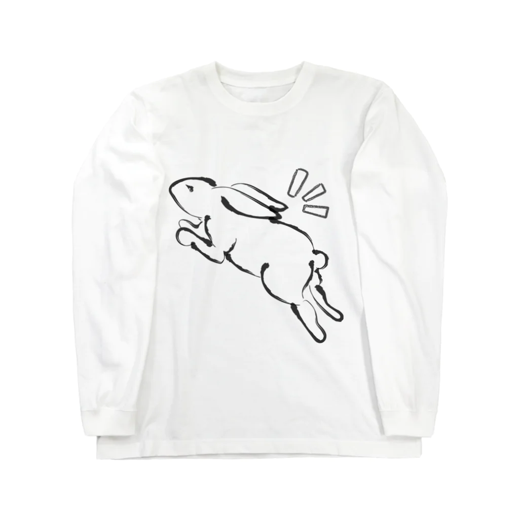 はる_社務所のうさぎ　和風 Long Sleeve T-Shirt