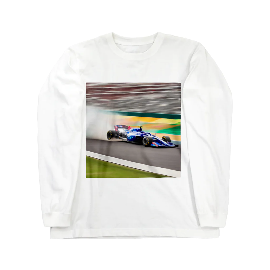 the blue seasonのスピードの彩り - F1レーシング Long Sleeve T-Shirt