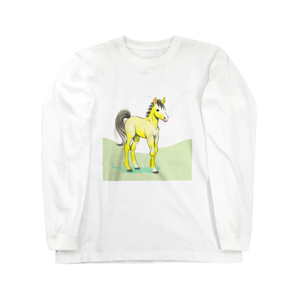 いちごソーダの仔馬のソリス Long Sleeve T-Shirt