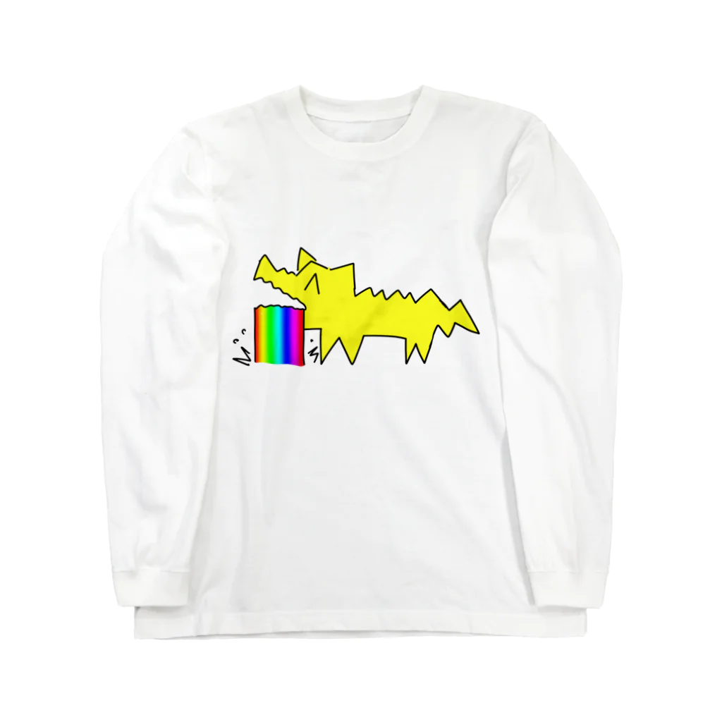 うんぽこ☆ピーナッツのゲロワンワン Long Sleeve T-Shirt