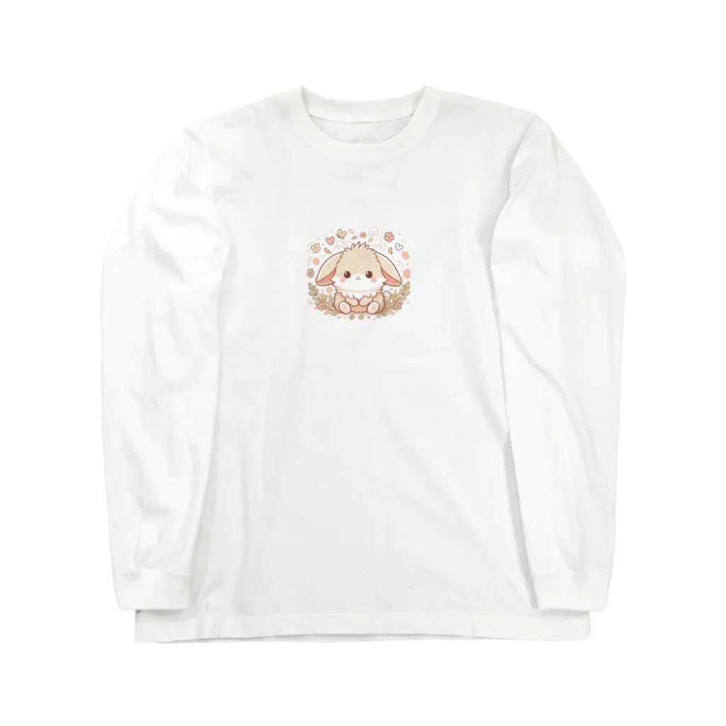 narunaru06のかわいいうさぎのキャラクターグッズです Long Sleeve T-Shirt