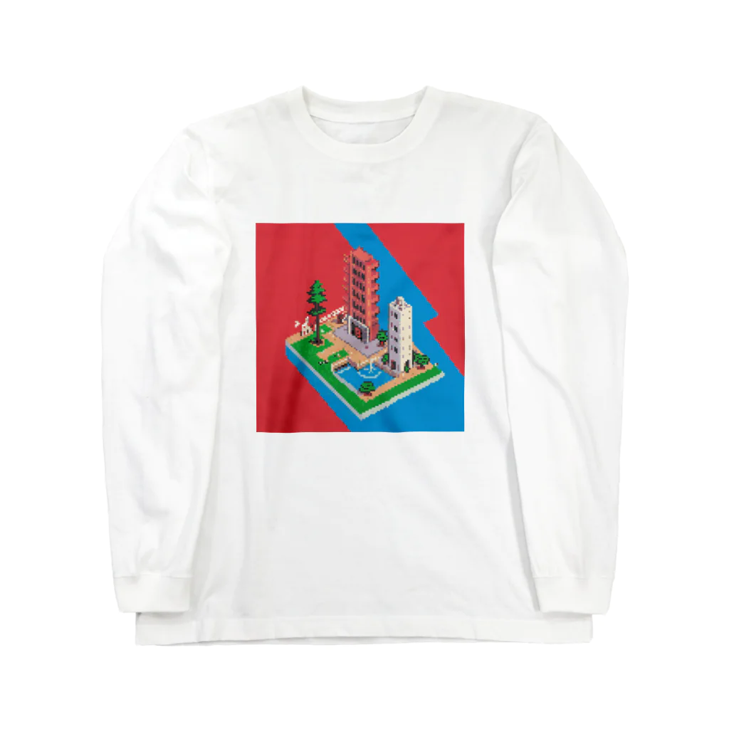 IMMI pixel artのIrsusi ロングスリーブTシャツ