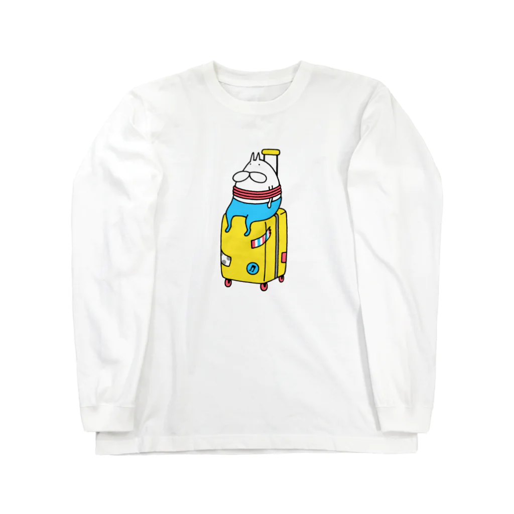 くらきち ONLINE SHOPのねこタイツと旅に出る Long Sleeve T-Shirt