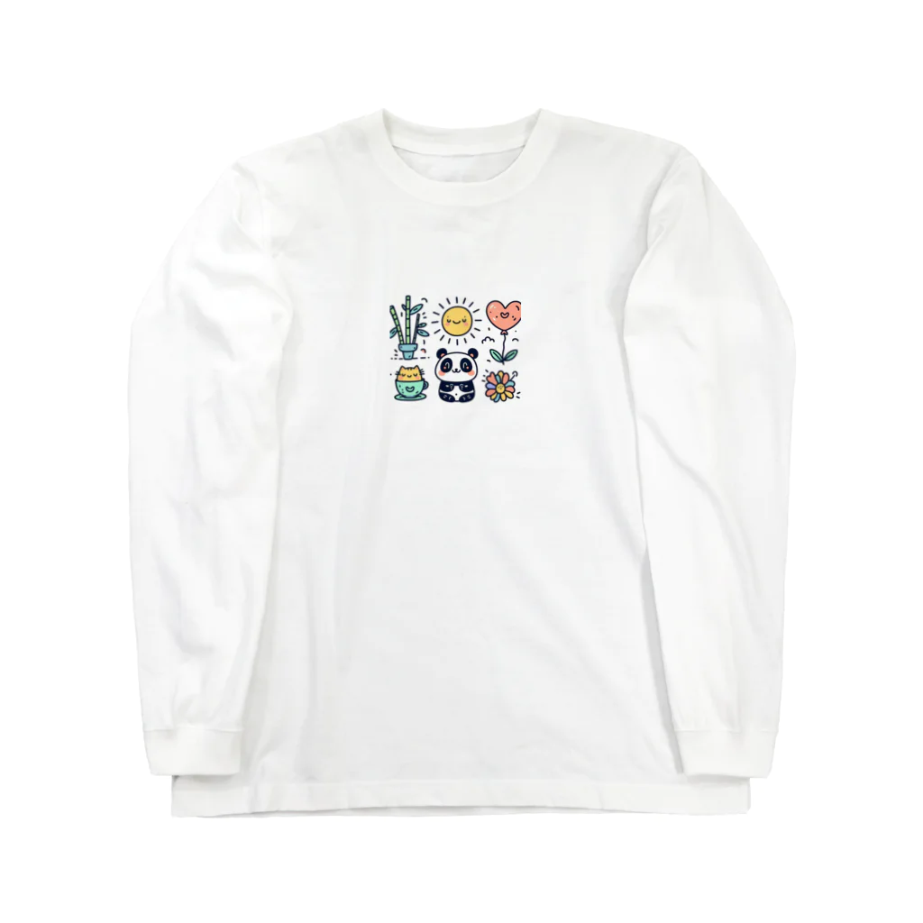 はむはむのかわいいデザイン　人気アイテム Long Sleeve T-Shirt