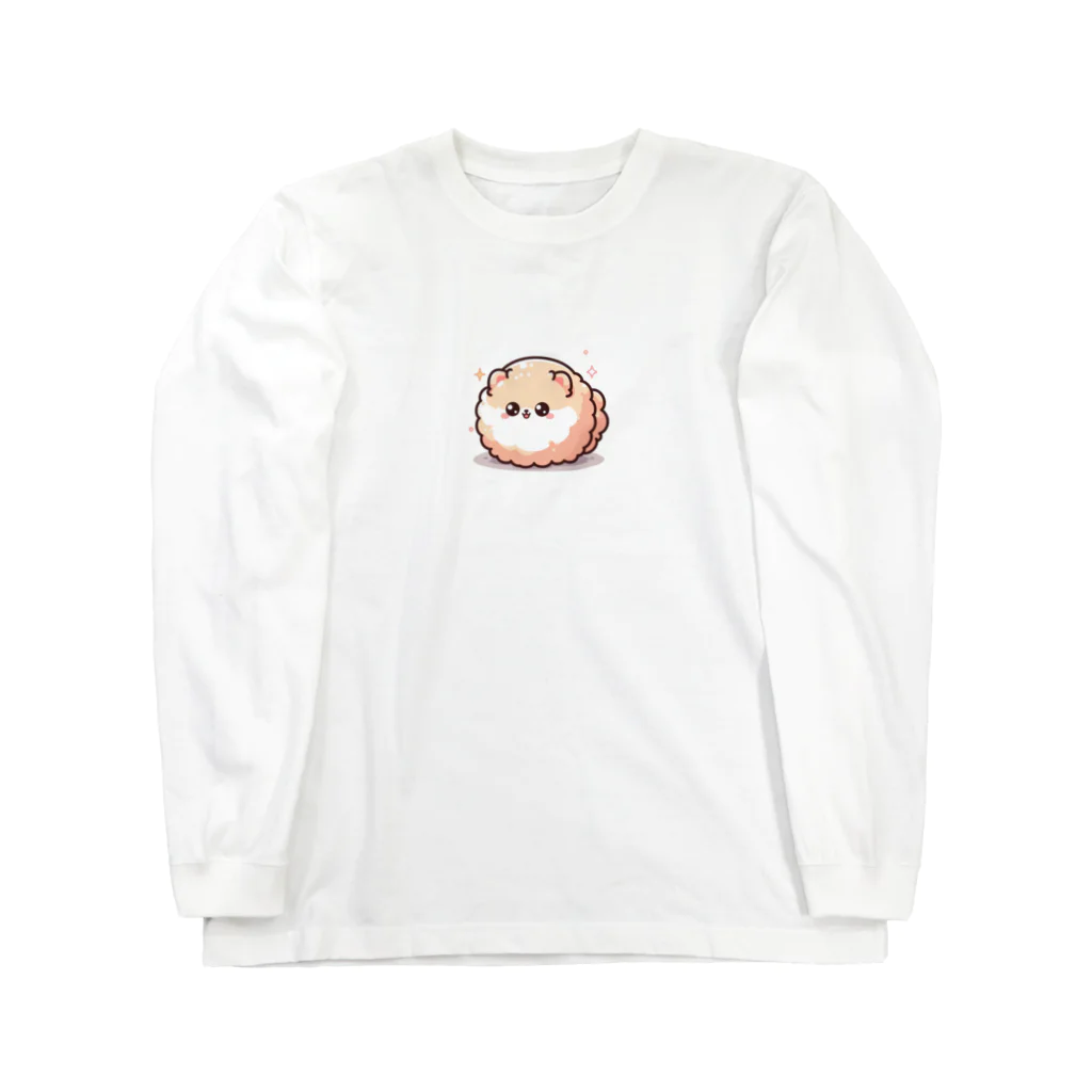 まんまるどうぶつ園のまんまるどうぶつ こいぬ Long Sleeve T-Shirt