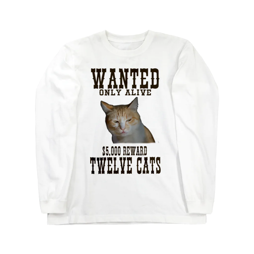 Twelve CatsのWANTED! ロングスリーブTシャツ