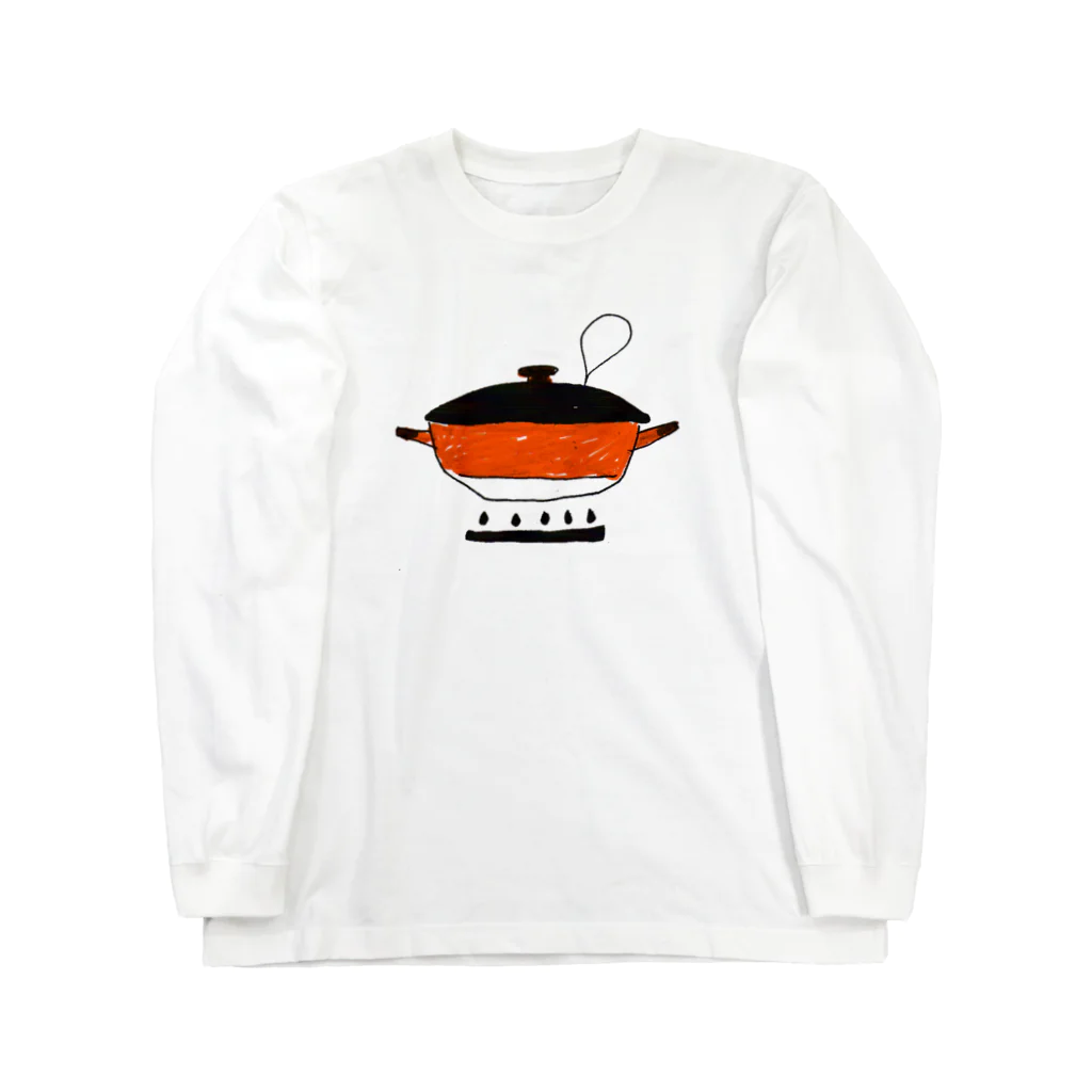 ENFAB DESIGN WORKSの土鍋 Long Sleeve T-Shirt