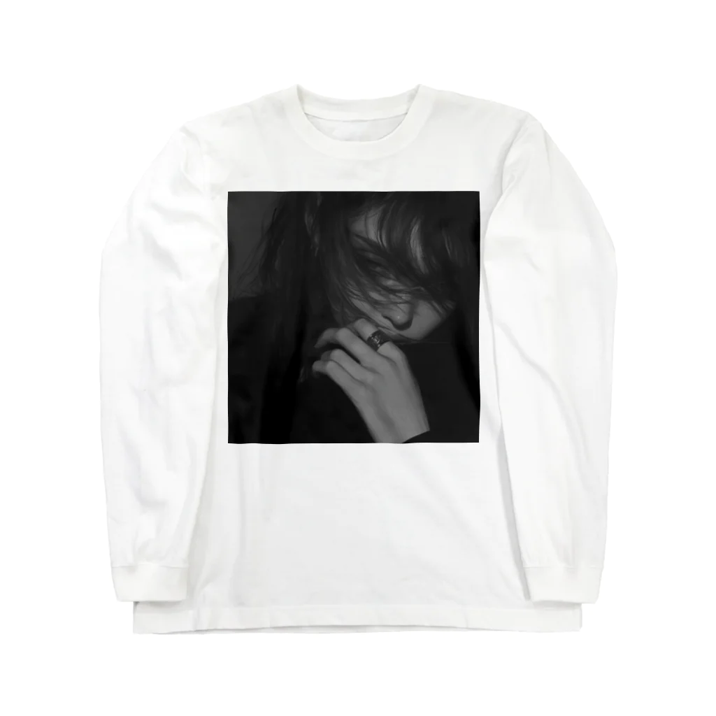 shimarin_artgalleryの静寂の中の思索 Long Sleeve T-Shirt