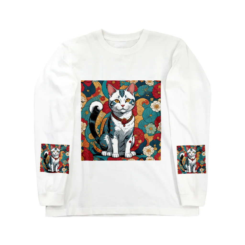 La Vita 🐾の日本猫 ロングスリーブTシャツ