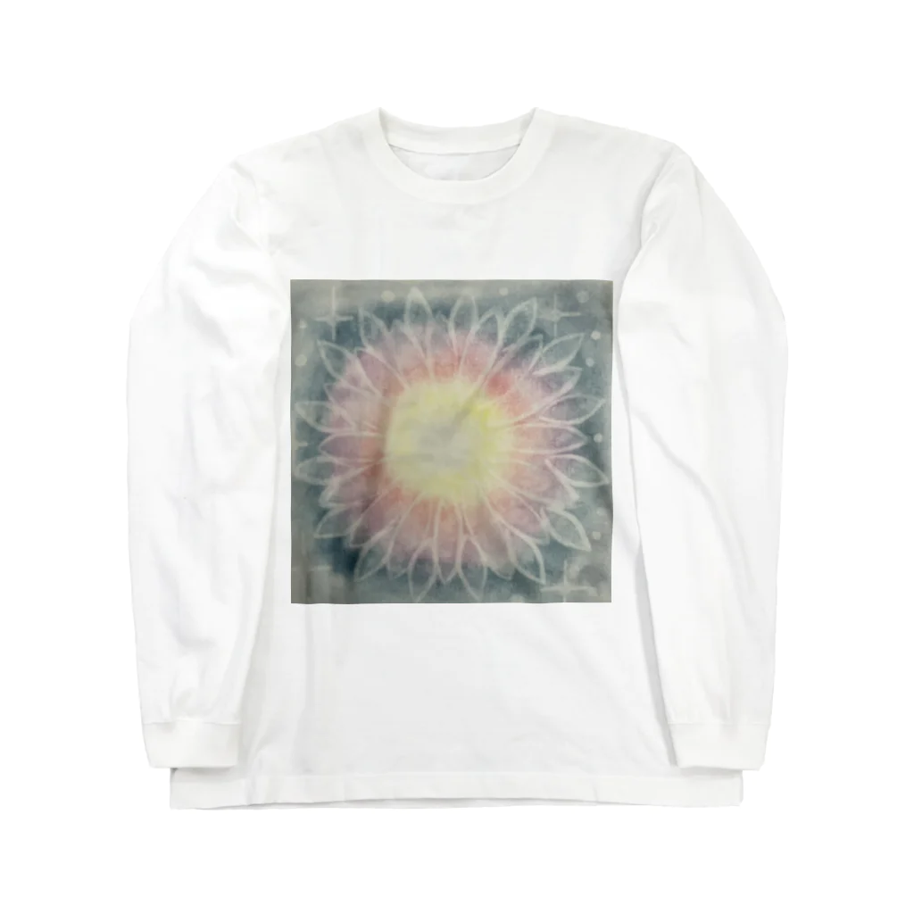 光のパステルアート　Hisaの光のパステルアート　涼しい光 Long Sleeve T-Shirt