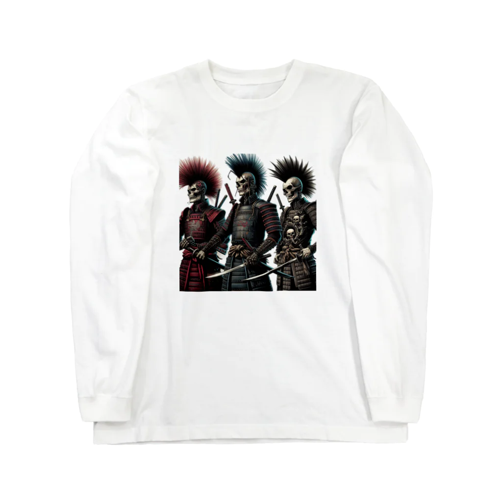 riotriffs_punksのサムライパンクス Long Sleeve T-Shirt