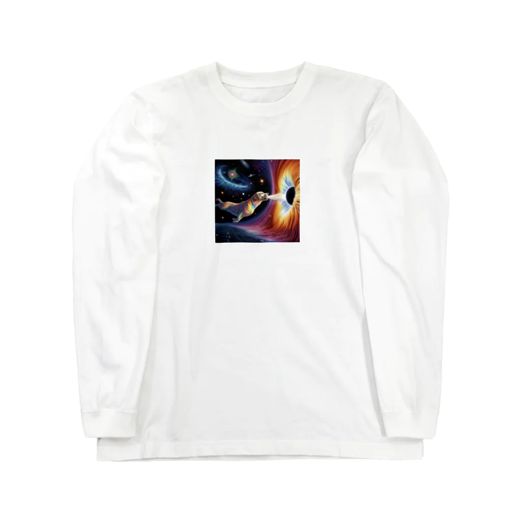 crazy_x_crazyのトリップドッグ Long Sleeve T-Shirt