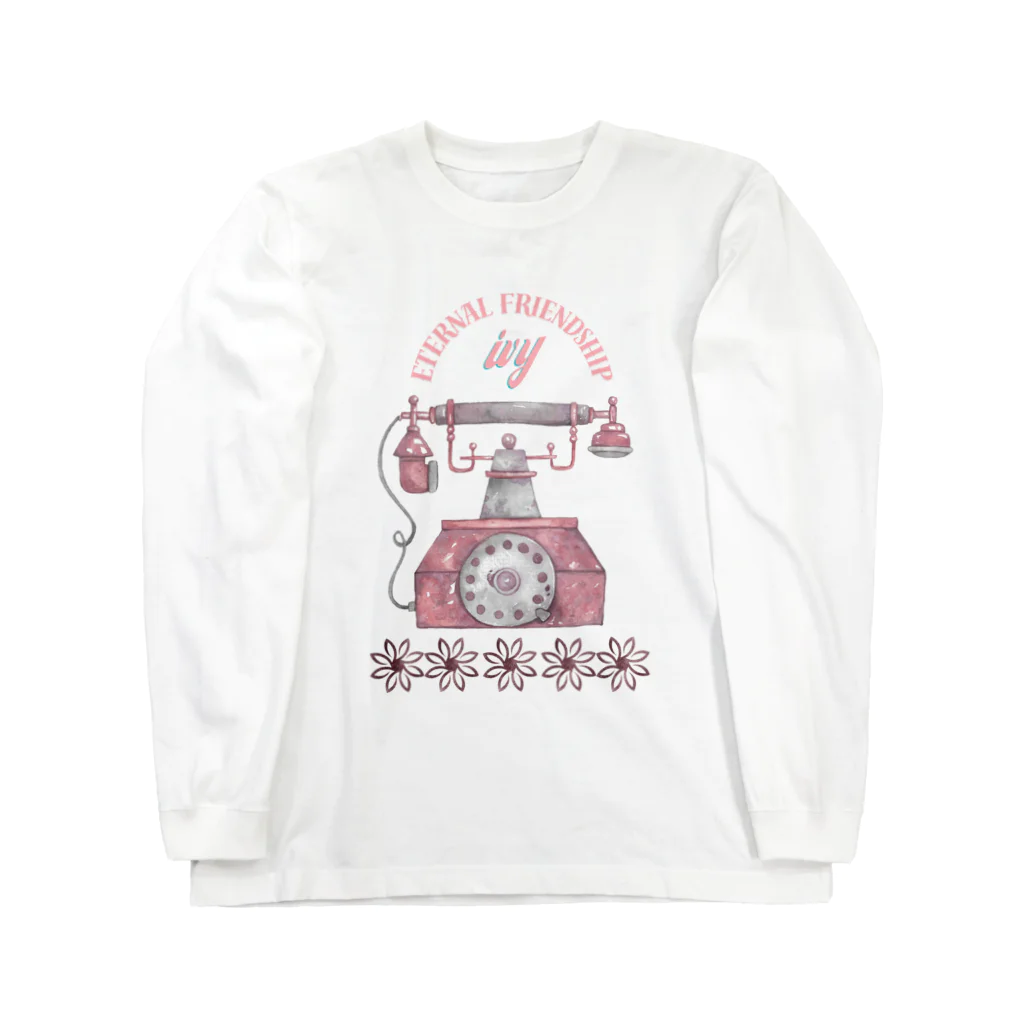 ivybloonのおしゃれテレフォン Long Sleeve T-Shirt