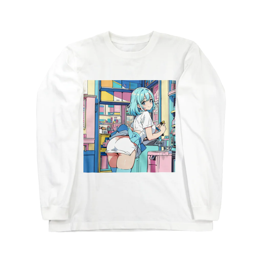 yozoraniyumeoの魔法美容院少女 ロングスリーブTシャツ